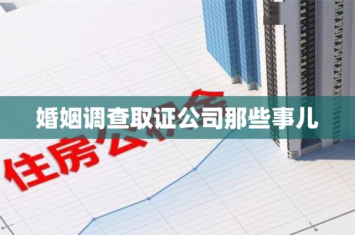 城厢婚姻调查取证公司那些事儿
