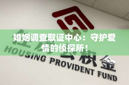 城厢婚姻调查取证中心：守护爱情的侦探所！