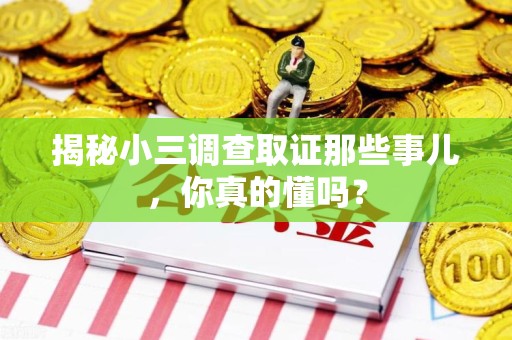 城厢揭秘小三调查取证那些事儿，你真的懂吗？