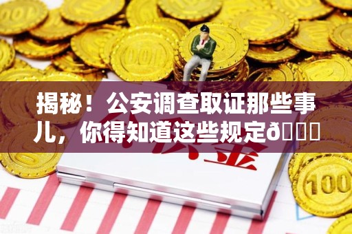 城厢揭秘！公安调查取证那些事儿，你得知道这些规定😎