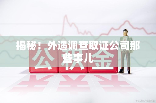 城厢揭秘！外遇调查取证公司那些事儿