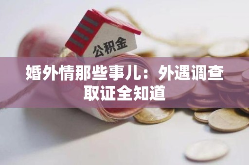 城厢婚外情那些事儿：外遇调查取证全知道