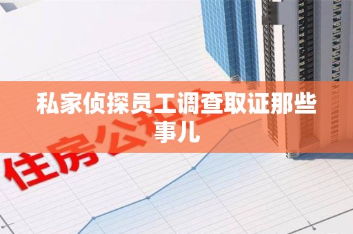 城厢私家侦探员工调查取证那些事儿