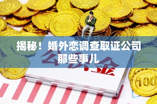 城厢揭秘！婚外恋调查取证公司那些事儿