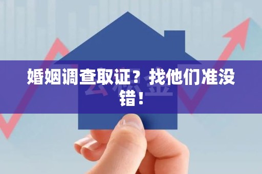 城厢婚姻调查取证？找他们准没错！